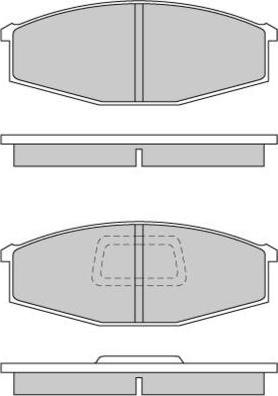 E.T.F. 12-0235 - Тормозные колодки, дисковые, комплект avtokuzovplus.com.ua