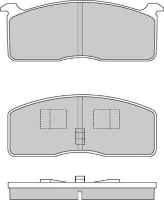 E.T.F. 12-0239 - Гальмівні колодки, дискові гальма autocars.com.ua