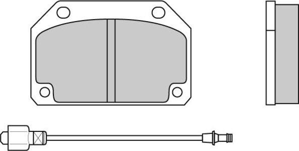 E.T.F. 12-0254 - Тормозные колодки, дисковые, комплект avtokuzovplus.com.ua