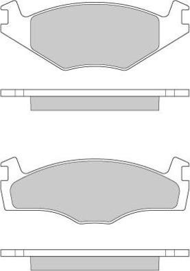 E.T.F. 12-0260 - Гальмівні колодки, дискові гальма autocars.com.ua