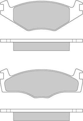 E.T.F. 12-0261 - Гальмівні колодки, дискові гальма autocars.com.ua