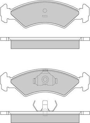 E.T.F. 12-0263 - Тормозные колодки, дисковые, комплект avtokuzovplus.com.ua