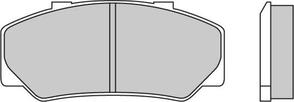 E.T.F. 12-0267 - Тормозные колодки, дисковые, комплект autodnr.net