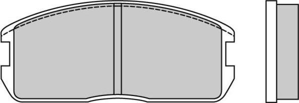 E.T.F. 12-0270 - Тормозные колодки, дисковые, комплект avtokuzovplus.com.ua