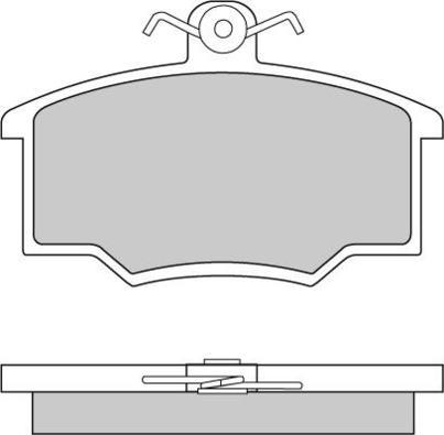 E.T.F. 12-0281 - Тормозные колодки, дисковые, комплект autodnr.net