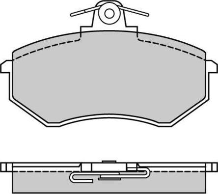 E.T.F. 12-0287 - Гальмівні колодки, дискові гальма autocars.com.ua