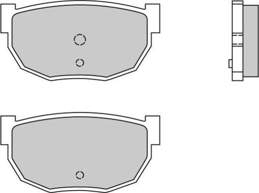 E.T.F. 12-0304 - Тормозные колодки, дисковые, комплект avtokuzovplus.com.ua