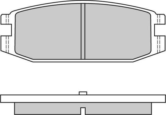 MDR MRP-2593 - Гальмівні колодки, дискові гальма autocars.com.ua