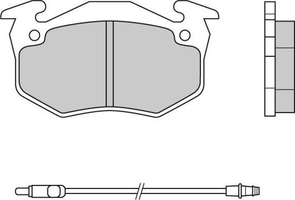 E.T.F. 12-0334 - Гальмівні колодки, дискові гальма autocars.com.ua