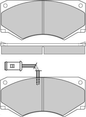 E.T.F. 12-0341 - Тормозные колодки, дисковые, комплект avtokuzovplus.com.ua