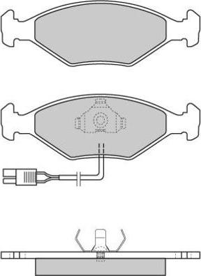 E.T.F. 12-0343 - Тормозные колодки, дисковые, комплект avtokuzovplus.com.ua