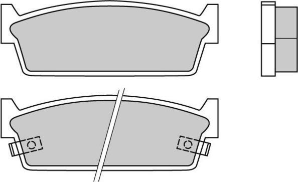 E.T.F. 12-0347 - Тормозные колодки, дисковые, комплект avtokuzovplus.com.ua