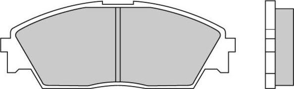 E.T.F. 12-0350 - Тормозные колодки, дисковые, комплект avtokuzovplus.com.ua