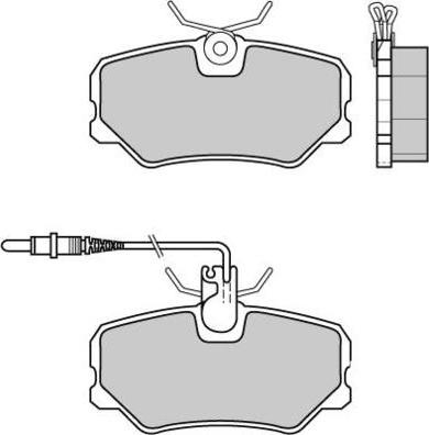 E.T.F. 12-0379 - Тормозные колодки, дисковые, комплект autodnr.net