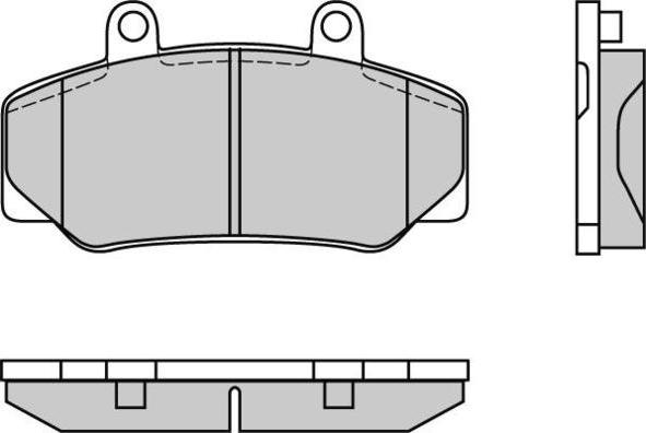 E.T.F. 12-0386 - Гальмівні колодки, дискові гальма autocars.com.ua