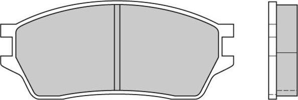 E.T.F. 12-0391 - Гальмівні колодки, дискові гальма autocars.com.ua