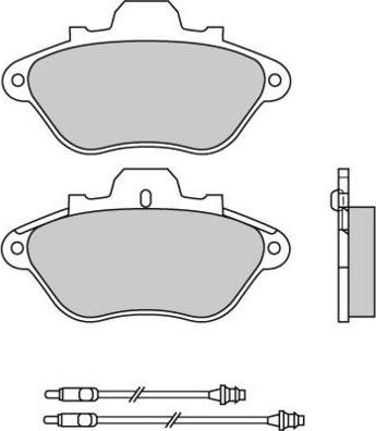 E.T.F. 12-0430 - Тормозные колодки, дисковые, комплект avtokuzovplus.com.ua