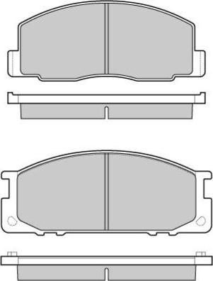 E.T.F. 12-0435 - Тормозные колодки, дисковые, комплект avtokuzovplus.com.ua