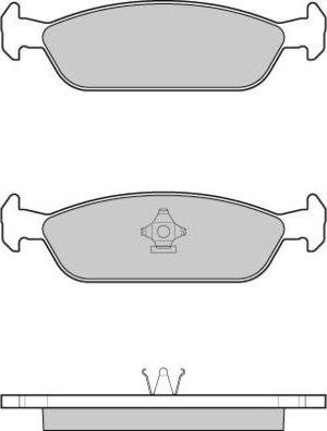 E.T.F. 12-0444 - Тормозные колодки, дисковые, комплект autodnr.net