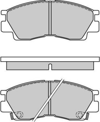 E.T.F. 12-0453 - Тормозные колодки, дисковые, комплект autodnr.net