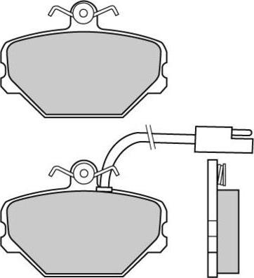 TRW Engine Component GDB836 - Гальмівні колодки, дискові гальма autocars.com.ua