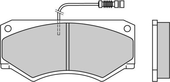 E.T.F. 12-0486 - Тормозные колодки, дисковые, комплект avtokuzovplus.com.ua