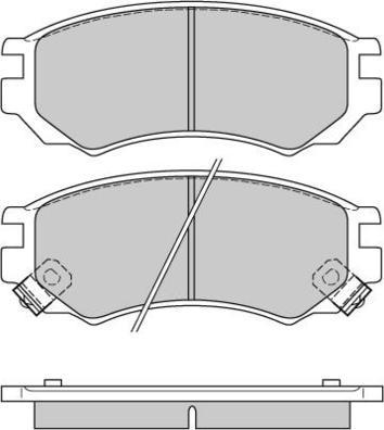 E.T.F. 12-0512 - Тормозные колодки, дисковые, комплект autodnr.net