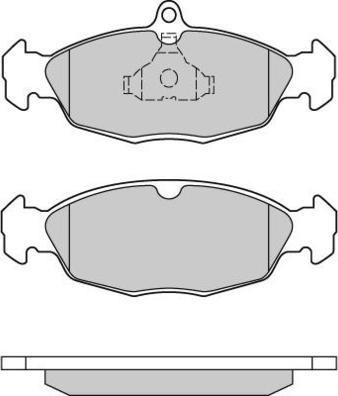 E.T.F. 12-0520 - Тормозные колодки, дисковые, комплект avtokuzovplus.com.ua