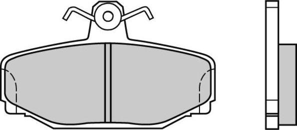 E.T.F. 12-0542 - Тормозные колодки, дисковые, комплект autodnr.net