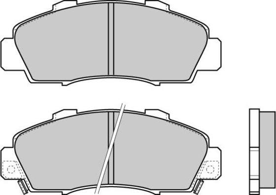 E.T.F. 12-0543 - Гальмівні колодки, дискові гальма autocars.com.ua