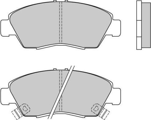 E.T.F. 12-0547 - Тормозные колодки, дисковые, комплект avtokuzovplus.com.ua