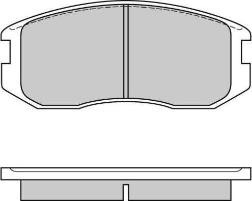 E.T.F. 12-0558 - Гальмівні колодки, дискові гальма autocars.com.ua