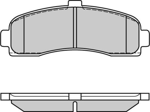 E.T.F. 12-0563 - Тормозные колодки, дисковые, комплект avtokuzovplus.com.ua