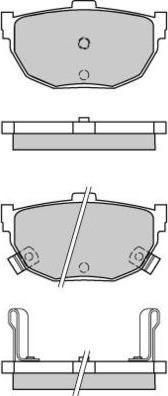 E.T.F. 12-0570 - Тормозные колодки, дисковые, комплект avtokuzovplus.com.ua