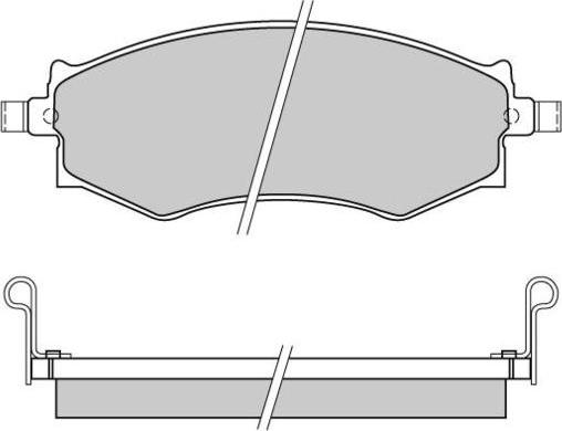 E.T.F. 12-0572 - Гальмівні колодки, дискові гальма autocars.com.ua