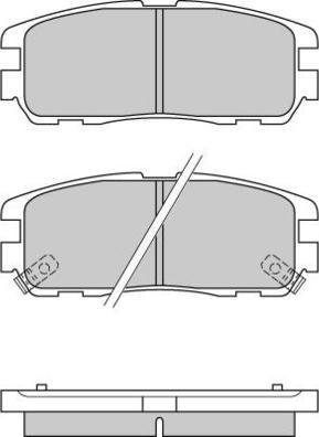 E.T.F. 12-0581 - Гальмівні колодки, дискові гальма autocars.com.ua