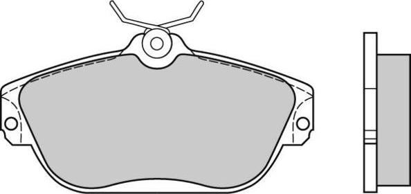 E.T.F. 12-0582 - Тормозные колодки, дисковые, комплект avtokuzovplus.com.ua