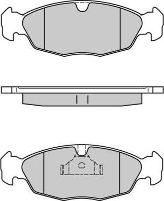 E.T.F. 12-0584 - Гальмівні колодки, дискові гальма autocars.com.ua