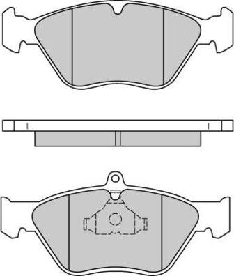 E.T.F. 12-0585 - Гальмівні колодки, дискові гальма autocars.com.ua
