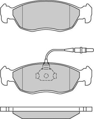 E.T.F. 12-0595 - Тормозные колодки, дисковые, комплект autodnr.net