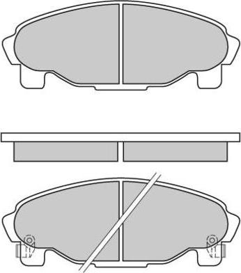 E.T.F. 12-0601 - Тормозные колодки, дисковые, комплект autodnr.net