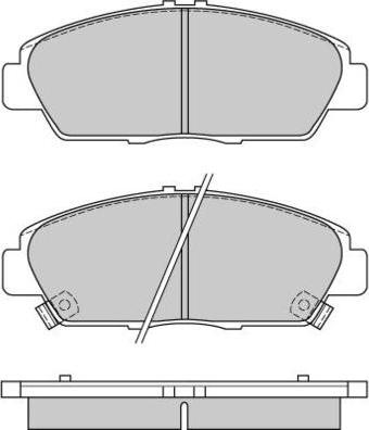 E.T.F. 12-0621 - Гальмівні колодки, дискові гальма autocars.com.ua