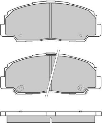 E.T.F. 12-0639 - Гальмівні колодки, дискові гальма autocars.com.ua