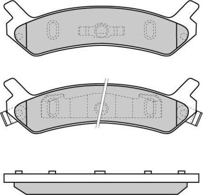 E.T.F. 12-0655 - Тормозные колодки, дисковые, комплект avtokuzovplus.com.ua