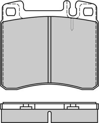 E.T.F. 12-0662 - Тормозные колодки, дисковые, комплект avtokuzovplus.com.ua