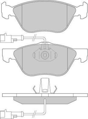 E.T.F. 12-0673 - Тормозные колодки, дисковые, комплект autodnr.net