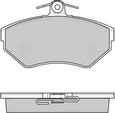 E.T.F. 12-0674 - Гальмівні колодки, дискові гальма autocars.com.ua