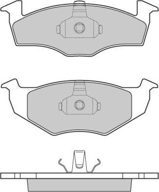 E.T.F. 12-0682 - Тормозные колодки, дисковые, комплект autodnr.net