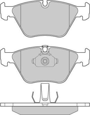 E.T.F. 12-0685 - Гальмівні колодки, дискові гальма autocars.com.ua