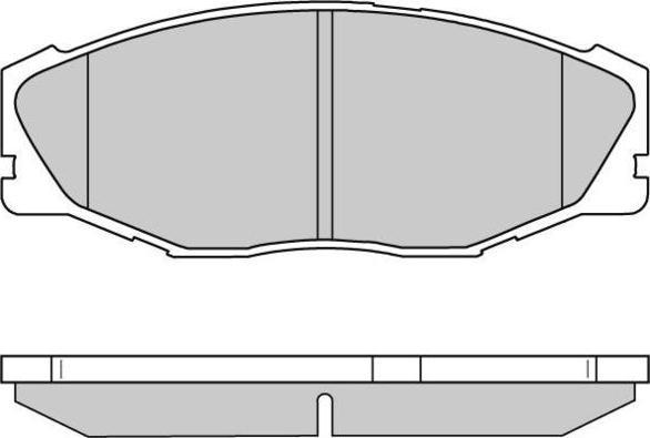 E.T.F. 12-0697 - Гальмівні колодки, дискові гальма autocars.com.ua